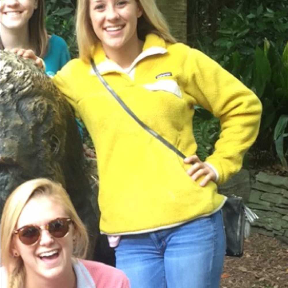 Mustard Patagonia pullover